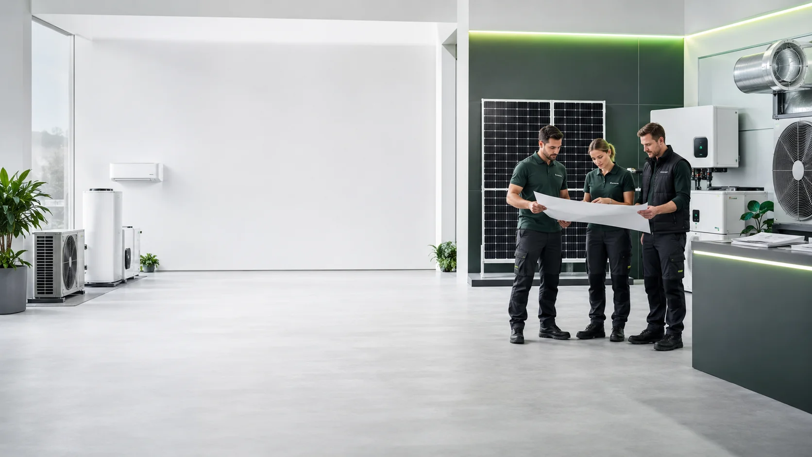 L'equipe Air Froid Expert au travail